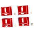 thumbnail image 2 of GUOOL 4Pcs Fire Extinguisher Signs 6" Fire Safety Signs for Garage Corridor School, 2 of 9