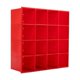 thumbnail image 1 of Organizador de toallas para lavado de autos, resistente al desgaste, para montaje en pared, caja de almacenamiento fácil de usar. Rojo, 1 of 8