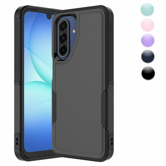 Galaxy A17 5G Case 6.7" Shockproof Rugged Cover, Military Grade Protection, Slim Fit Anti-Slip Bumper Case Dual Layer Full Body Protective Cover for Samsung A17 5G 2025 -Blue