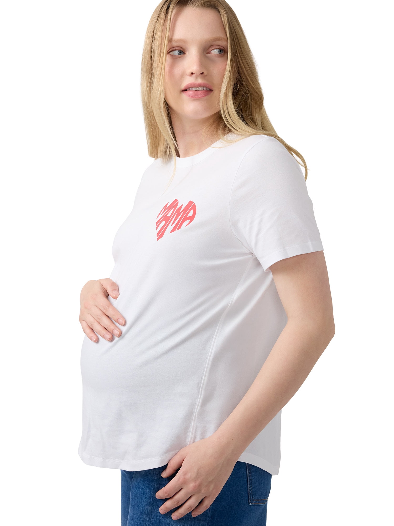 Ingrid & Isabel For Every Belly Women's Maternity Graphic Cotton T-Shirt, Sizes S-XXL