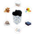 thumbnail image 7 of Yayeee Freestanding Laundry Hamper with Handle Collapsible Large Storage Basket for Clothes, Forget Me Not, 7 of 7