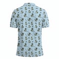 thumbnail image 5 of CONROSES Mens Short Sleeve Polo Shirts Funny Graphic Collared Polo Shirt for Men Casual Golf Shirts, 5 of 5