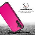 thumbnail image 4 of TJS for Samsung Galaxy A35 5G Phone Case, with Tempered Glass Screen Protector, Magnetic Support Dual Layer Shockproof Drop Protection Impact Cover for Galaxy A35 5G (Pink), 4 of 5