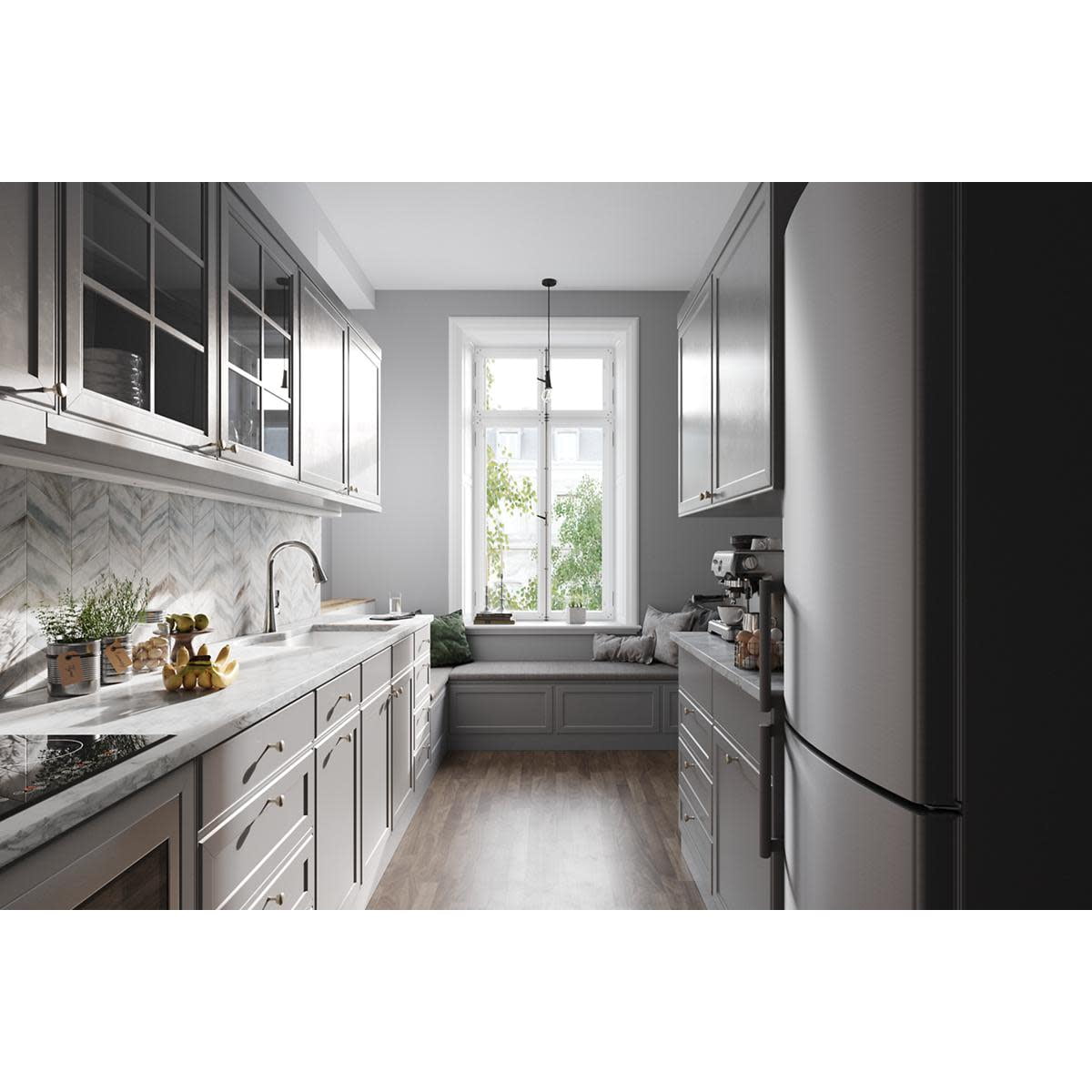 Elkay Harmony Single Handle Pull-Down Kitchen Faucet, Forward Only Lever, Chrome - LKHA1041CR