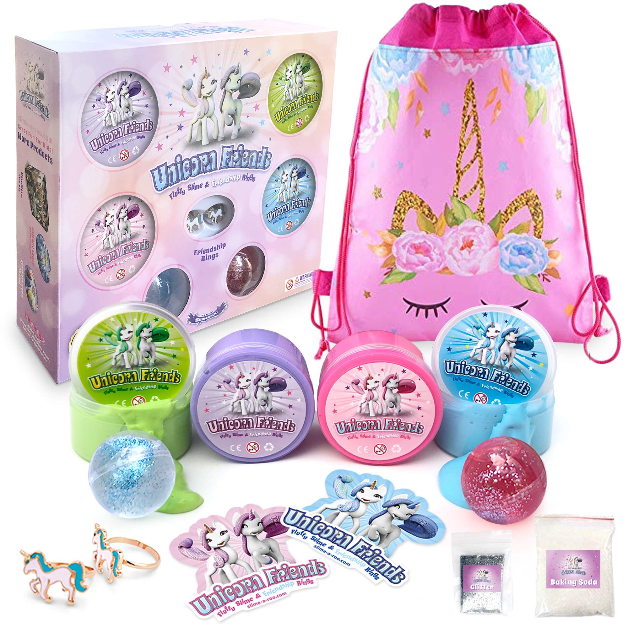 Big Snow Surprise Unicorn Slime Kit for Girls All-Inclusive DIY Slime Making K 