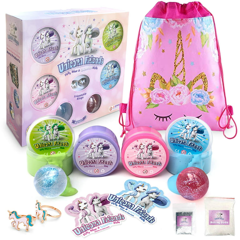 Original Stationery Unicorn Slime Kit Supplies Stuff For Girls Making Slime  Everything in One Box, Kids Can Make Unicorn, Glitter, Fluffy Cloud, Floam