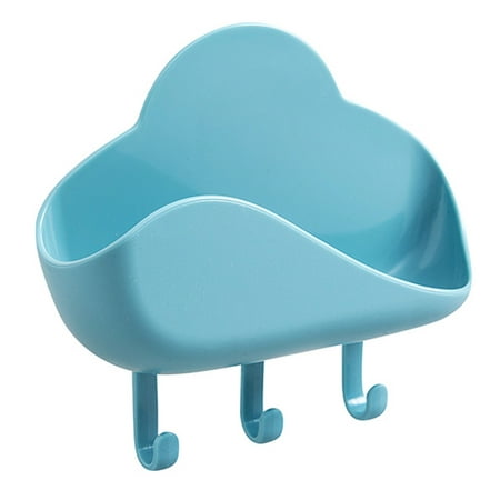 

Unique Cloud Shaped Storage Rack Nail Free Wall Mounted Hook for Key Hair Pin Holder for Home Room