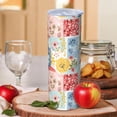 thumbnail image 2 of Pioneer Flower Floral Print Pattern 20oz Skinny Tumbler with Straw & Lid, Double Wall Vacuum Insulated Cup, Leak-Proof, Cup Holder Friendly, Hot 6H Cold 12H, 2 of 6