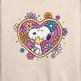 thumbnail image 3 of Peanuts - Hug Heart Flower - Women's Lightweight French Terry Long Sleeve Shirt, 3 of 6