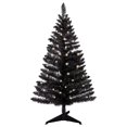 thumbnail image 1 of Árbol de Navidad con forma de ojo de sanguijuela negra de 4 pies con luces, 1 of 6