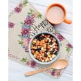 thumbnail image 3 of Spring Floral Kitchen Dish Towels for Drying Dishes Set of 3, Watercolor Easter Eggs Wreath Plants Beige Waffle Weave Microfiber Hand Tea Bathroom Towels Quick Dry & Absorbent Towel 12x12, 3 of 7