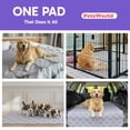 thumbnail image 6 of PETSWORLD Washable Reusable Dog Pee Pads (Pack of 4) – 34” x 52” Extra Large Training Pads with Non- Slip Backing – Waterproof, Leakproof, Absorbent Pet Pads for Puppies & Dogs, 6 of 8