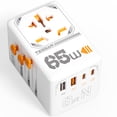 thumbnail image 1 of Adaptador de viaje universal TESSAN 65W GaN con 4 puertos USB, 1 of 6