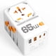 thumbnail image 1 of Adaptador de viaje universal TESSAN 65W GaN con 4 puertos USB, 1 of 6