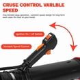 thumbnail image 5 of YNCE Backpack Gas Powered Leaf Blower, Commercial 900CFM 75.6CC 5HP 2 Cycle Powerful Lightweight Gasoline Grass Lawn Blower w/Harness Air-Cooled & Fuel Tank for Yard Lawn Care, Snow Removal (Red), 5 of 8