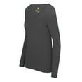 thumbnail image 3 of Natural Uniforms Women's Long Sleeve Scoop-Neck T-Shirt Under Scrub (Charcoal, Medium), 3 of 5