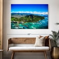 thumbnail image 3 of Elephant Stock Diamond Head View Wall Art - Horizontal Canvas Wall Art - Living Room Wall Decor - Places Canvas - Teal And Green Decor - 51" x 34", 3 of 8