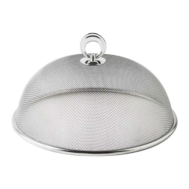 Cubierta de alimentos de acero inoxidable Sunnimix Pantalla de malla fina cubierta de alimentos Diámetro 28cm
