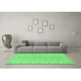 thumbnail image 3 of Ahgly Company Indoor Round Oriental Emerald Green Traditional Area Rugs, 7' Round, 3 of 4