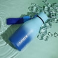 thumbnail image 3 of BJPKPK Insulated Water Bottles, 12oz Stainless Steel Metal Water Bottle with Strap, BPA Free Leak Proof Thermos, Mugs, Flasks, Reusable Water Bottle for Sports & Travel, Ocean Dream, 3 of 7