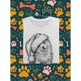 thumbnail image 3 of Corgi W Christmas Hat T-Shirt Men -Image by Shutterstock, Male Large, 3 of 4