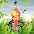 thumbnail image 1 of Comedero para pájaros de cristal, pintura colorida, pájaro de cristal, hermoso comedero para pájaros, suministros para pájaros, multifuncional Jadeshay A, 1 of 8
