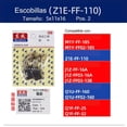thumbnail image 3 of Escobillas de Carbón DongCheng Z1E-FF-110, 3 of 3