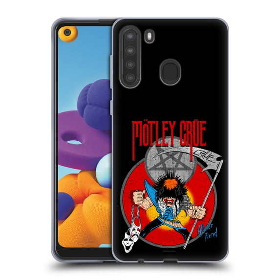 Head Case Designs Officially Licensed Motley Crue Key Art Allister Soft Gel Case Compatible with Samsung Galaxy A21 (2020)