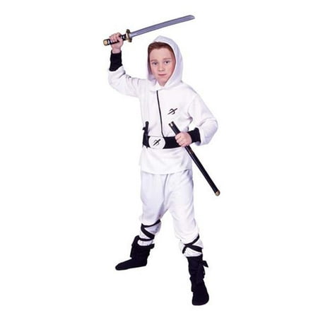RG Costumes 90243-M White Ninja Ranger Costume - Size