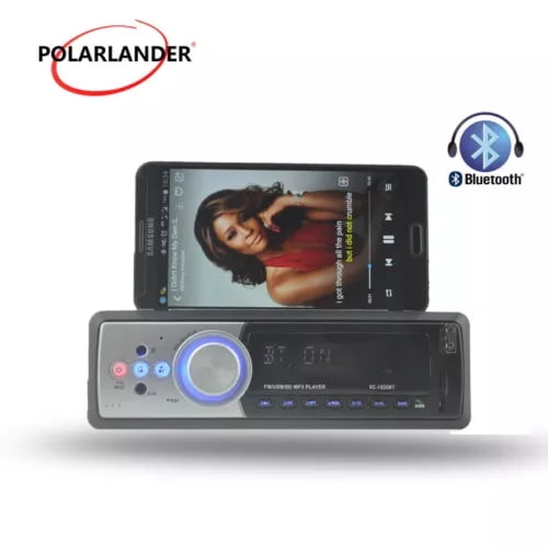 1 Din Car Stereo Radio MP3 Player In-Dash Bluetooth FM Audio USB/AUX/SD In-Dash Unit Single Din