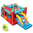 thumbnail image 1 of Costway Inflatable Bounce House 5-in-1 Kids Ice Cream Themed Castle with 480W Blower, 1 of 9
