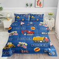 thumbnail image 1 of Juego de edredón Datura Home Kids Butterfly Truck Twin, 3 piezas, 1 of 5
