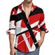 thumbnail image 1 of Camisa de manga larga para hombre Camisa informal abstracta novedosa para vacaciones, uso diario, fin de semana, moda informal, otoño e invierno, manga larga, 1 of 6