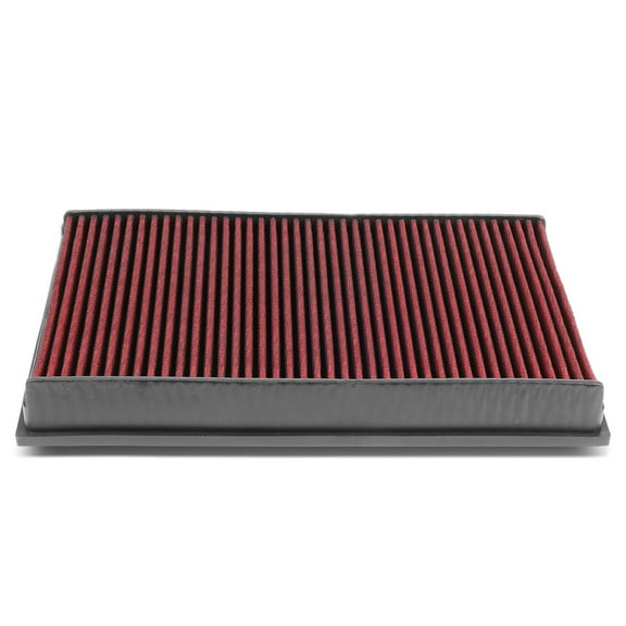 DNA Motoring AFPN-134-RD For 2009 to 2016 VW CC / Eos / Passat / Audi TT Quattro Reusable Replacement Engine High Flow Drop-in Air Filter (Red) 10 11 12 13 14 15