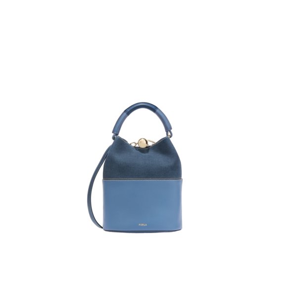 Furla Women's ' Sfera S' Bucket Bag Blue