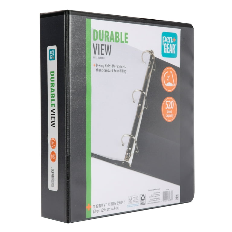 best d ring binder for cards Made in USA 4-Inch D-Ring Binder