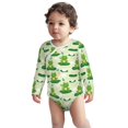 thumbnail image 2 of Xecao Cute Frog1 Print Baby unisex-baby Cotton Long-sleeve Bodysuits-3 Months, 2 of 6