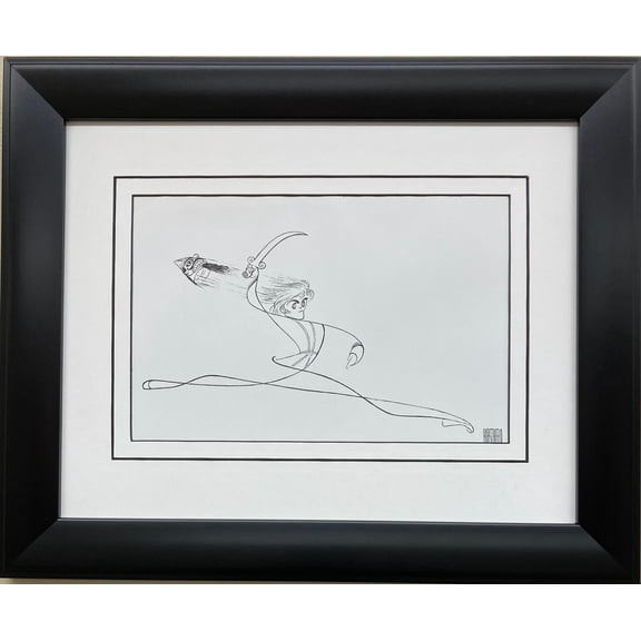 Al Hirschfeld "Baryshnikov - The Nutcracker '88" CUSTOM FRAMED ART Ballet Generic
