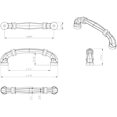 thumbnail image 7 of Jeffrey Alexander 317-96 Lafayette 3-3/4" (96Mm) Center To Center French Inspired Cabinet, 7 of 7