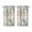Watercolor Flowers, variant on Vintage Watercolor Flowers Tier Kitchen Curtains for Bathroom Living Rod Pocket Window Drapes 28"x39" 2 Panels Window Treatment Tiers