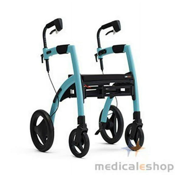 Rollz Motion Rollz-Motion-510-2010RM0011 2 - in - 1 Rollator & Transport Chair, Island Blue - Regular