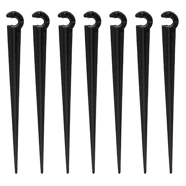 Estacas de soporte para riego cozyou, 50 piezas, 10 cm, plástico