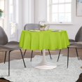 thumbnail image 3 of LAICAIW Round Tablecloth-48 Inch-Water Resistant Spill Proof Washable Polyester Table Cloth Decorative Fabric Table Cover for Dining Table, Buffet Parties and Camping, Apple Green, 3 of 7