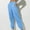 Blue, variant on Winter Savings! Titcea Sweatpants Women Elastic Waisted Foot Binding Solid Color Fleece Joggers with Pockets Baggy Casual Sweatpants