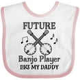 thumbnail image 3 of Inktastic Future Banjo Player Like Daddy Boys or Girls Baby Bib, 3 of 4