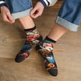 thumbnail image 3 of Naloa Elegant Floral Vase Painting Ankle Socks for Women Non Slip Socks No Show Socks Classic Low Cut Casual Socks Casual Socks, 3 of 7