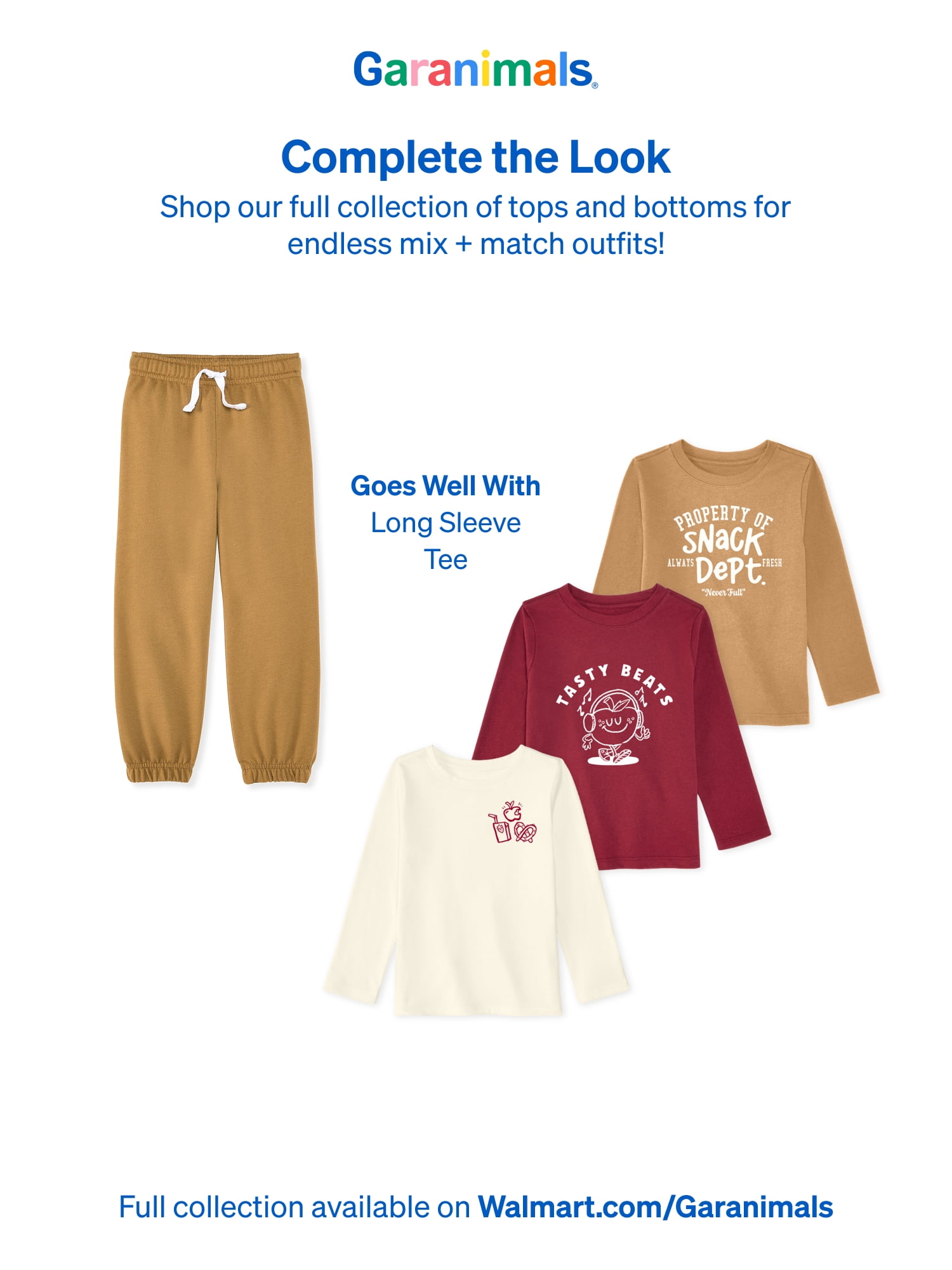 Garanimals Baby & Toddler Boys French Terry Pull-On Joggers, Single & 3-Pack, Sizes 0-6T