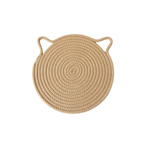 Woven Round Placemats with Thermal Insulation – Durable, Heat-Resistant Table Mats for Kitchen and Dining Room Settings