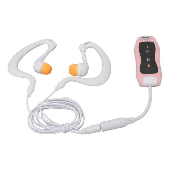 Reproductor de mp3 a Prueba de Agua, USB 2.0 Recargable A Prueba de Agua IPX8 Para Nadar, Caminar, Andar en bicicleta, Esquiar, Caminar, Reproductor de Música Coneuriculares A