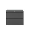 thumbnail image 2 of Hirsh 36 Inch Wide 2 Drawer Metal Lateral File Cabinet for Home and Office, Holds Letter, Legal and A4 Hanging Folders, Charcoal, 2 of 6